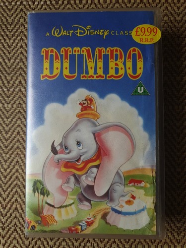 Dumbo VHS (UK-Import), Disney Klassiker, Oscar-prämierter Zeichentrickfilm