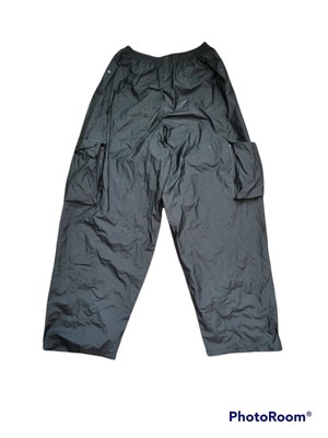 Stearns Men's Size XL Rain Pants Dry Wear Cargo Waterproof Black Outdoor Core