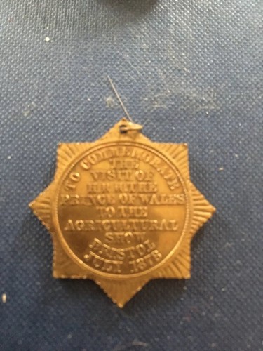 Queen Victoria British Medal Visit Of Prince Of Wales To Bristol  1878