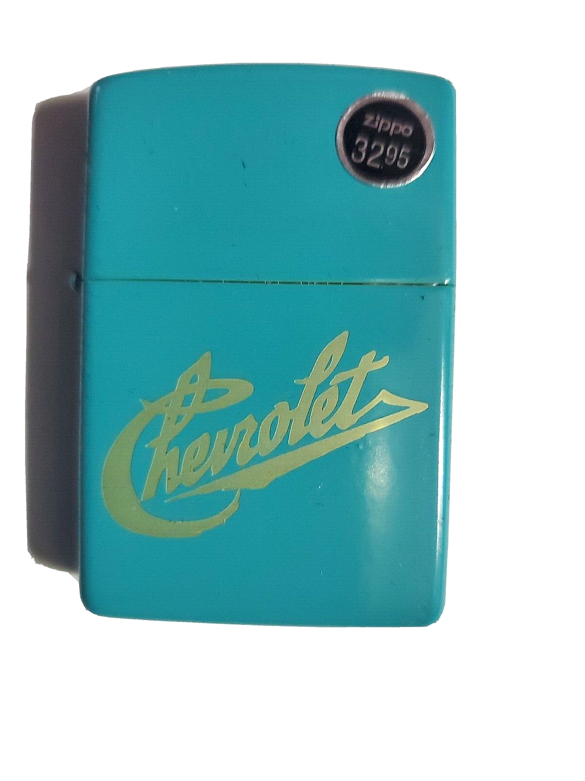 Zippo lighter Chevrolet Flat Turquoise Retro 48399/#46