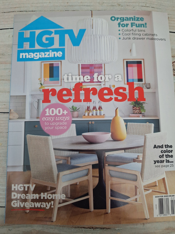 HGTV Magazine January / February 2023 Dream Home Giveaway time