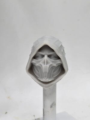 3d Printed MORTAL KOMBAT SCORPION HEAD 1:12  6'' GI Joe Classified/Marvel Legend