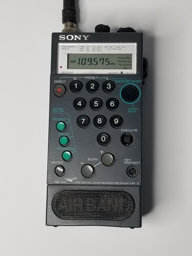 Vintage Sony AIR-8 PSB/AIR/FM/AM with antenna Free Shipping