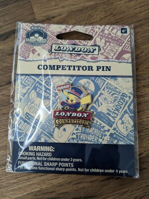 WCS2022 ポケモン　ロンドン限定グッズ　選手限定ピンバッジ ポケモン WCS 2022 ロンドン 出場選手限定 ウェルカムキット