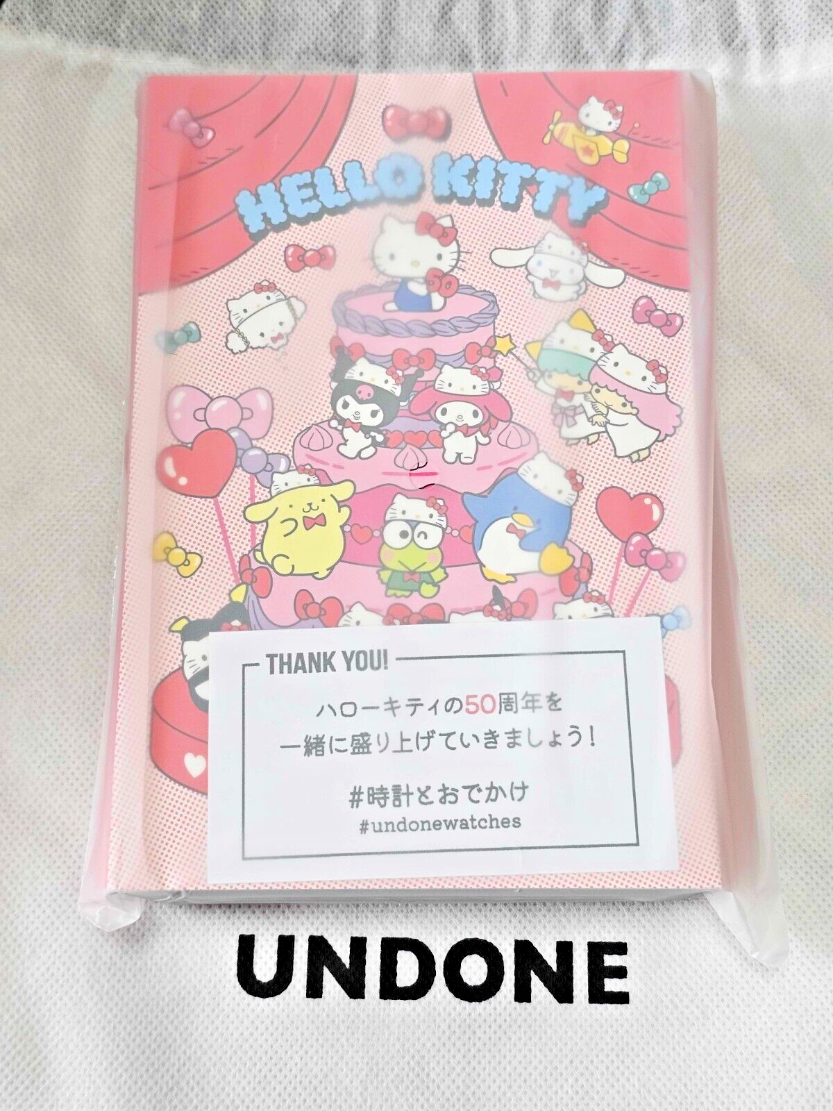 Pre-owned Undone Hello Kitty 50th - Party Party Luminesce Japan Limited Factory Sealed