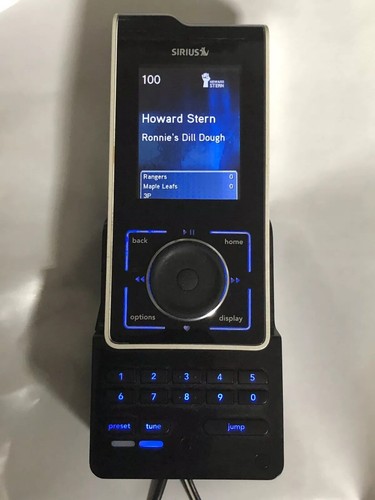 Sirius Stiletto SL 100 Portable Satellite Radio Lifetime Subscription (new Batt)