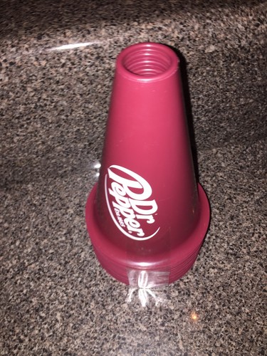 Lot Of 12 Dr Pepper Store Display Traffic Cones 8.5” Tall