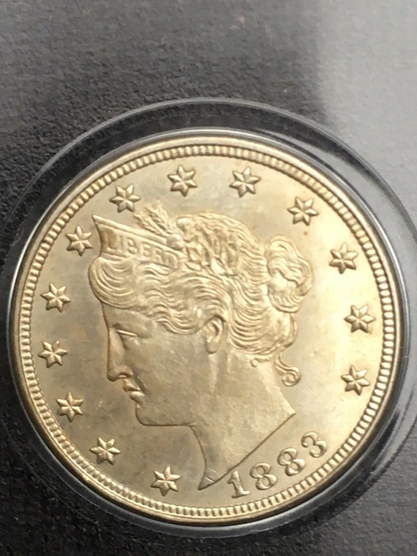 5c Liberty V Nickel 1883 No Cents Gem Beautiful Coin