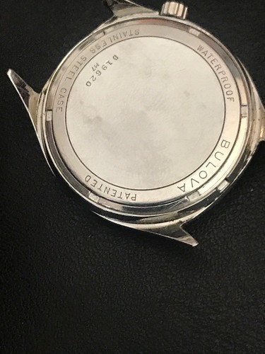 Bulova Accutron 218 Mens Stainless Steel Running For Repair Or Restoration