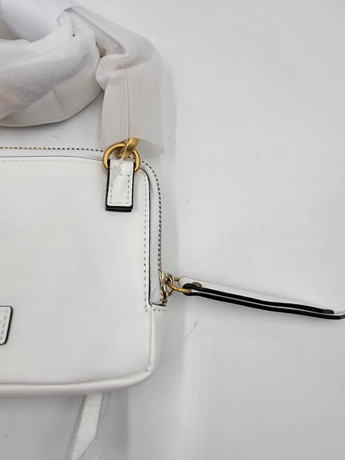 Circus by Sam Edelman Smooth Malibu Slim Crossbody Bag Women's White Zip Closure - Picture 4 of 14