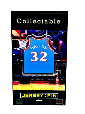 San Diego Clippers Bill Walton jersey lapel pin-Classic RETRO Collectable