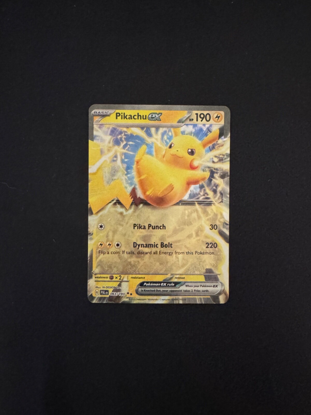 Pika Pikachu VMax - SWSH286 Full Art Ultra Rare Promo - Crown