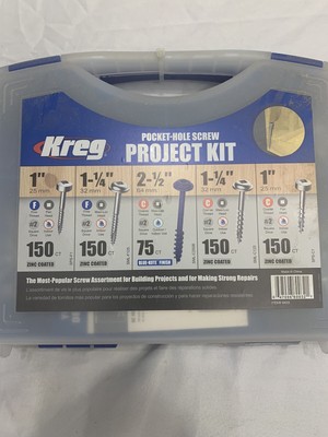 Kreg SK03 Pocket Hole 5 Sizes 675 Screw Kit