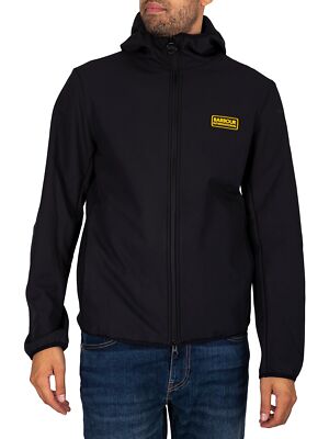 

Мужская легкая куртка Barbour International Coldwell, черная, Черный, MFL0123BK11
