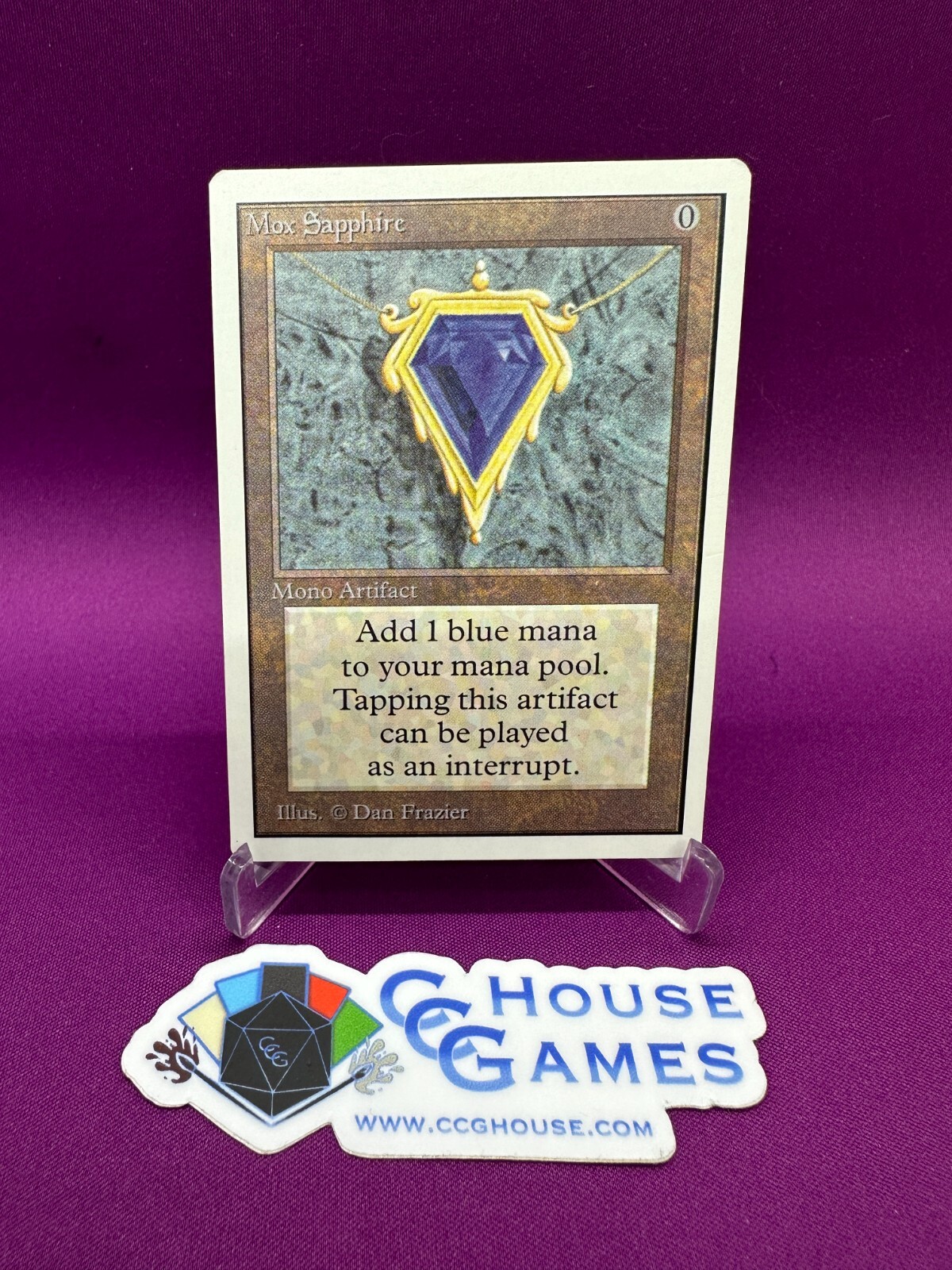Mox Sapphire #B - Unlimited MTG Magic Reserved List Vintage