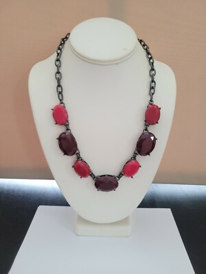 New Premier Designs Jewelry BERRYLICIOUS 18''-22'' Hematite Acrylic Necklace