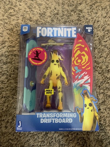 New! Fortnite Peely (Ripe) Transforming Driftboard by Jazwares