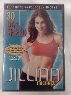 Jillian Michaels - 30 Day Shred - DVD -  Very Good - Jillian Michaels-Andrea Amb