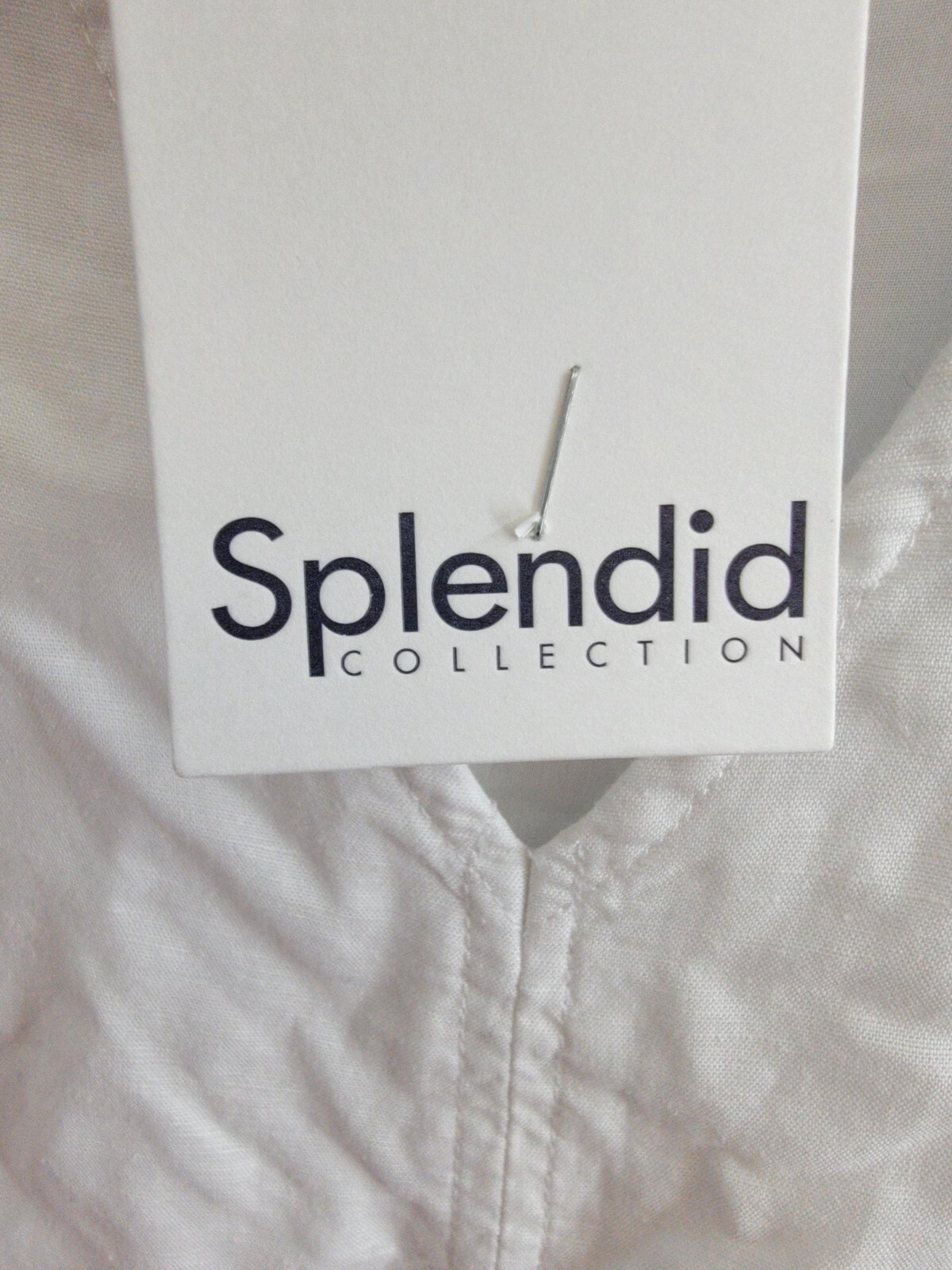 Splendid Dawson Mini Dress Women's M White V-Neck Sleeveless Pullover Style - Picture 14 of 15