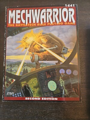 MECHWARRIOR BATTLETECH RPG SECOND EDITION 1641 Role Playing Game FASA CORP