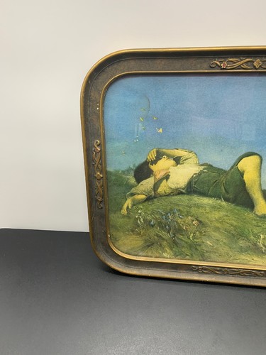 Vintage Picture Frame And Art