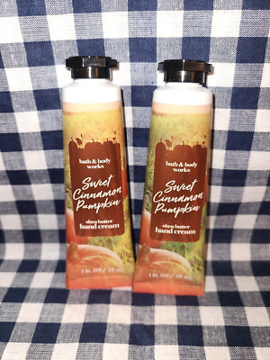NEW 2-Pack Sweet Cinnamon Pumpkin Hand Cream 1 oz Bath & Body Works SHIPS FREE!