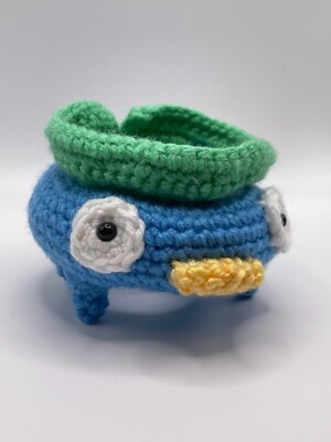 Lotad Pokemon Cute Crochet Donut Handmade Craft