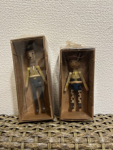 トイストーリー　woody's ＲＯＵＮＤＵＰ　 ＷＯＯＤＥＮ　ＤＯＬＬ Vintage Disney Young Epoch TOY STORY Woody Roundup WOODEN DOLL