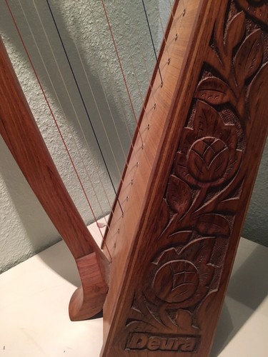 22 Strings DEURA Celtic Irish  Harp Lap FOLK