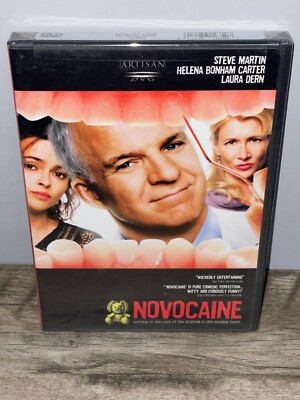 Novocaine (DVD, 2001) Steve Martin, Helena Bonham Carter, Laura Dern NEW (10)