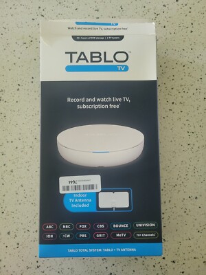 Tablo TV DVR Package With Antenna! Watch and Record Live TV - New & Sealed -