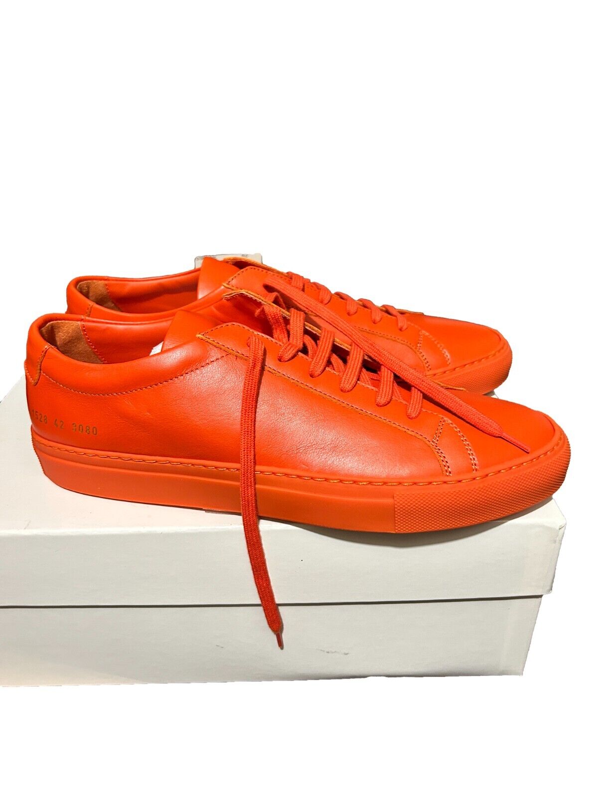 Common Projects original Achilles low Orange Leather size EU