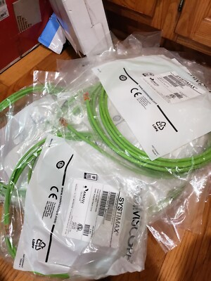 LOT OF 25 COMMSCOPE SYSTIMAX GS8E-GN-10FT 