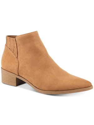 Женские бежевые эластичные ботильоны Gore Tori с острым носком на блочном каблуке AMERICAN RAG 10,5