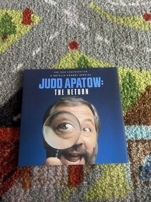  JUDD APATOW RETURN to STAND-UP NETFLIX COMEDY SPECIAL PROMO EMMY FYC DVD 2018 
