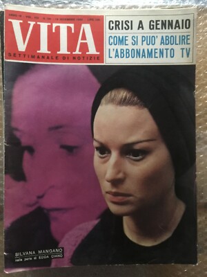 Rivista Vita 1962 nr. 191 Silvana Mangano nella parte di Edda Ciano