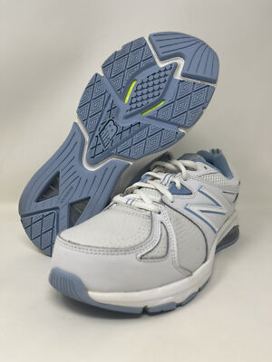 

Женские кроссовки New Balance 857 V2, белые/голубые, White/light blue