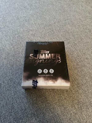 Topps UCC Summer Signings Football 2025/26 NEW SEALED - INHAND