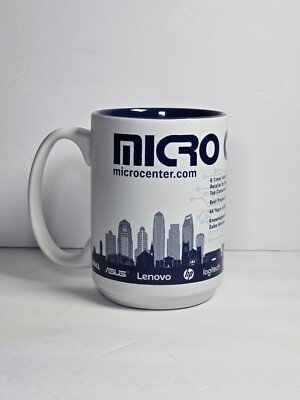 Micro Center The Computer Department Store Coffee Cup/Mug White - Charlotte