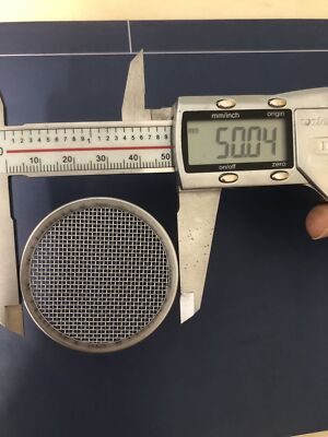 304 Stainless Steel Wire Mesh Filter Disc Flat Round Mesh Screen Various Size