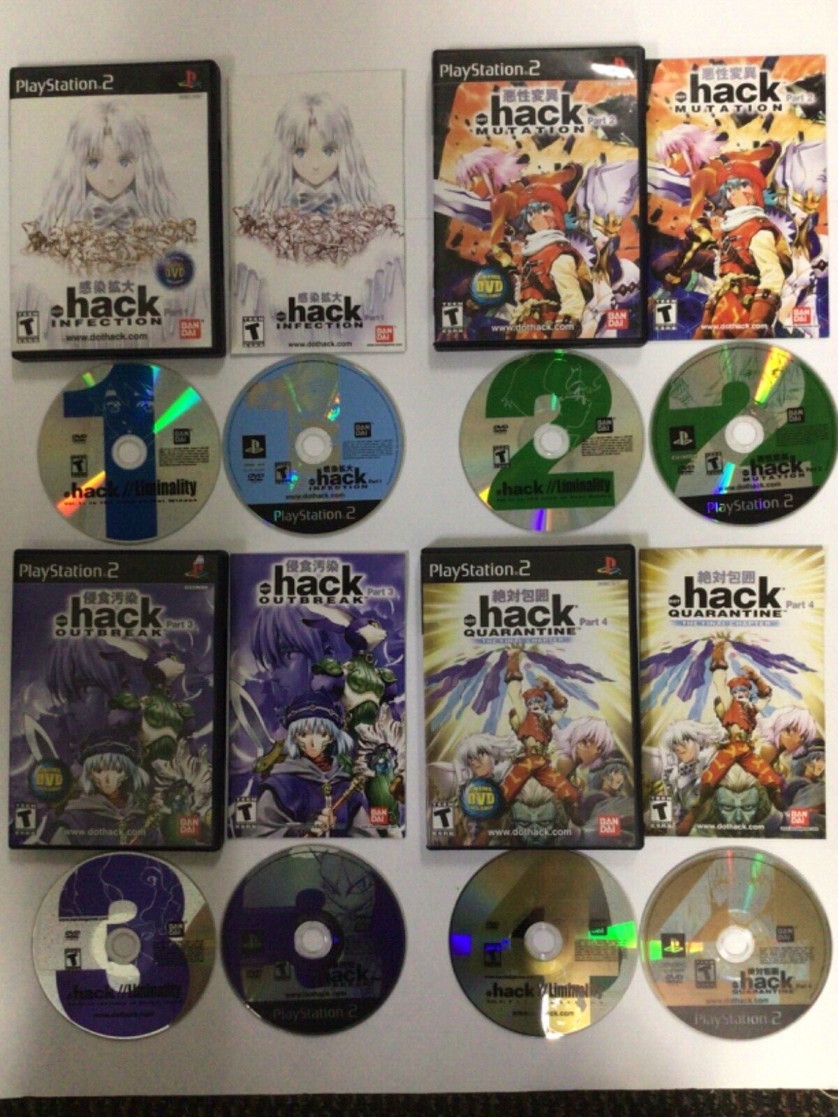 .hackシリーズ PS2版 + DVD hackシリーズ PS2版 + DVD hackシリーズ PS2版 + DVD Amazon.com