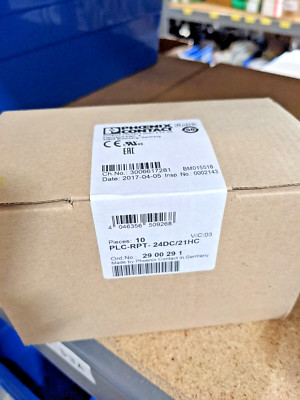 Phoenix Contact PLC-RPT- 24DC/21HC - Relay Module 2900291 Box of 10