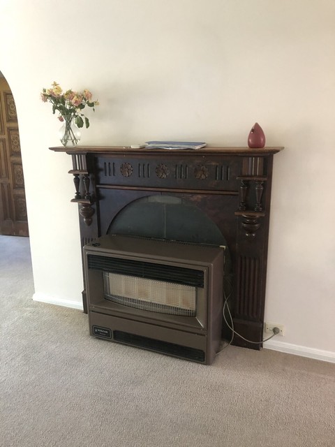 Space heater natural gas Vulcan brand fast heating vintage | Air