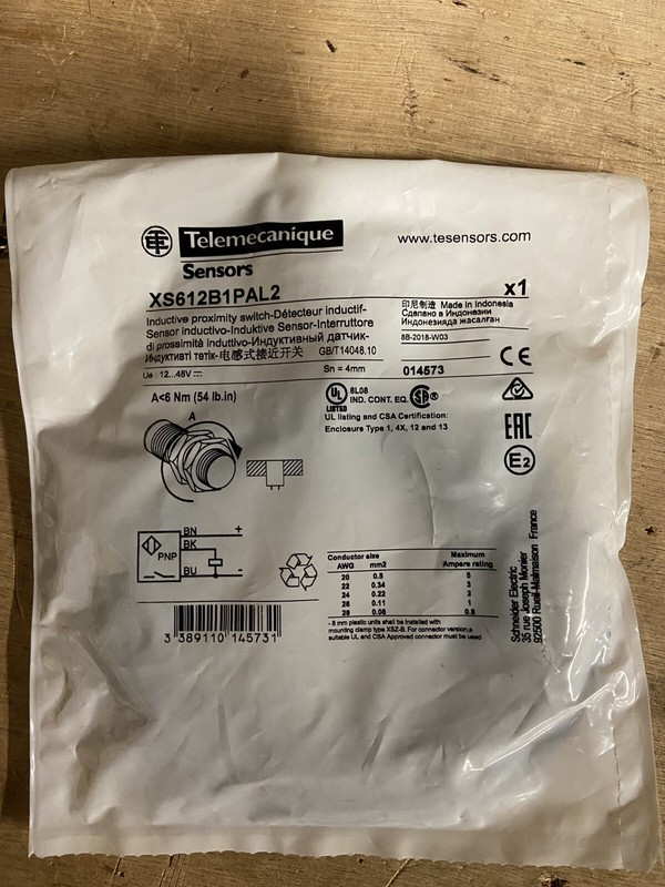Capteur Inductif Xs612b1pal2