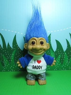I LOVE DADDY - 5'' Russ Troll Doll - NEW IN ORIGINAL BAG