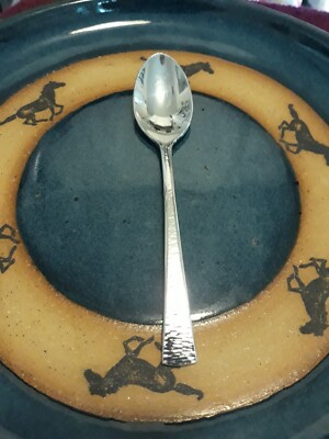 Gorham BISCAYNE Stainless Teaspoons Hammered 18/10 Glossy Flatware 1 Avail.