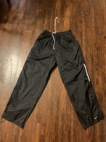 Vtg 90s Nike Full Side-Zip Baggy Nylon Pants Golf Outdoor