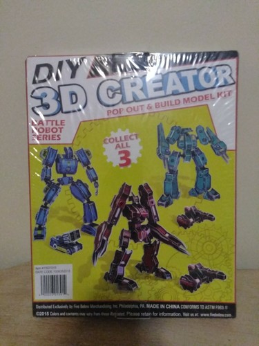 DIY 3D Creator Battle Robots Mega Robot Destroyer Combat Robot New Sealed Model