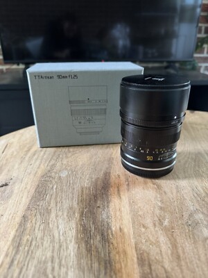 TTArtisan 90mm F1.25 Full Frame Lens Fuji GFX Mount for Fuji GFX100 GFX 50S 50R
