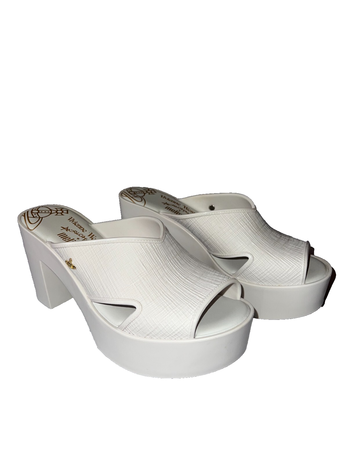 Vivienne Westwood + Melissa ヒール付ミュール グレー Vivienne Westwood + Melissa ヒール付ミュール グレー